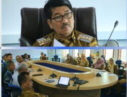 Bupati Lampura Pimpin Rapat TPID Secara Virtual