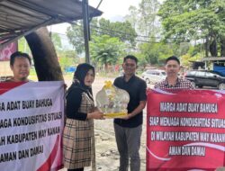 Personil Dit Intelkam Polda Lampung Silaturahmi Dengan Perwakilan Kelompok Adat Marga Buay Bahuga