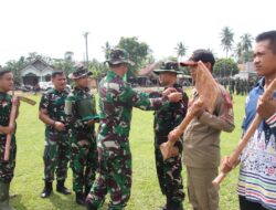 Dandim 0412 Lampura, Tinjau Persiapan Penutupan TMMD ke-123