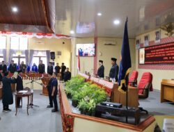 Edy Gunawan Resmi Dilantik Gantikan Heri Gunawan di DPRD Lambar