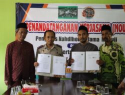 Kepala BPN dan PCNU Mesuji Tandatangani  Kerja Sama, Berikut Isi Perjanjiannya
