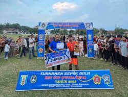 Turnamen Sepak Bola KST Cup 2025 Kampung Sri Tunggal, Di Juarai Oleh Tim Kabupaten Oku Timur