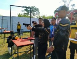 HAri Bhayangkara Ke-79, Kapolres Way Kanan Gelar Lomba Menembak
