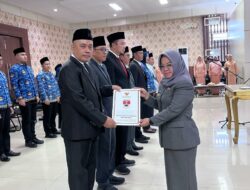 Bupati Mesuji Lantik 5 Pejabat Eselon II, 10 Kepsek dan 15 Pejabat Fungsional