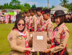 Bupati Mesuji  Pimpin Apel Besar Hari Pramuka ke-64 Tahun 2025