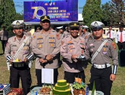 Polres Way Kanan Peringati Hari Lalu Lintas Bhayangkara ke-70