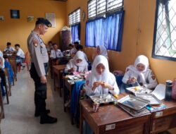 Bhabinkamtibmas Monitoring Penyaluran Makan Bergizi Gratis di 14 Sekolah Wilayah Banjit