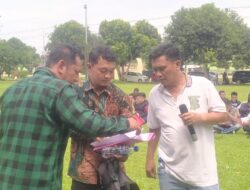 Urai Penumpukan Antrean Pemohon SKCK Sat Intelkam Polres Lampung Tengah Jemput Bola