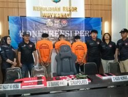 Satnarkoba Polres Way Kanan Gagalkan Peredaran Narkotika Jenis Sabu