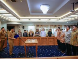 Gubernur Rahmat Mirzani Djausal Kukuhkan Direksi BUMD PT. Wahana Raharja dan PT. Lampung Jasa Utama