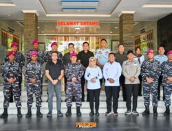 Lanjutkan Kerjasama, Pemkab Pesawaran Kunjungi Brigif 4 Marinir/BS