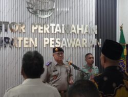 Kepala Kantor Pertanahan Pesawaran Lantik Puluhan Tim Panitia Satgas PTSL 2025