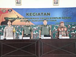 Gandeng Pusintelad, Kodim 0429/Lamtim Laksanakan Binkom Cegah Konflik Sosial
