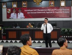 Tubaba Sosialisasi SOP Manajemen Pimpinan dan Inovasi E-Agenda