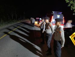 Polres Way Kanan Sosialisasi Layanan 110 di Kampung Karang Umpu