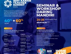 Hadirkan Motivator Nasional, Way Kanan Teacher Summit 2025