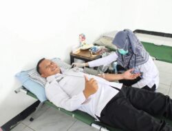 Wujud Kepedulian Kemanusiaan, Lapas dan Rutan Kotaagung Laksanakan Aksi Donor Darah Peringati Hari Bakti Kemenimipas ke-1