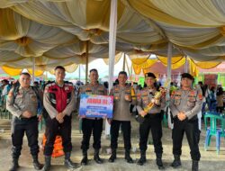 Polres Mesuji Raih Juara III Lomba Perahu Hias Hut Mesuji Ke-17