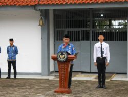 Kobarkan Semangat Patriotisme, Jajaran Lapas Kotaagung Ikuti Upacara Hari Bela Negara ke-77