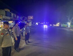 Cegah C3 Personil Polres Mesuji Patroli di Sepanjang Jalan Lintas Timur