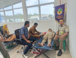 Gandeng Dinkes, BPN Mesuji Gelar Bakti Sosial Donor Darah