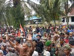 Ratusan Warga Demo  PT PAL .Ini Kata Kapolres Mesuji..