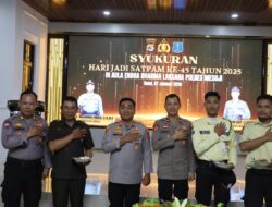 Peringati HUT Satpam Ke-45  Polres Mesuji Gelar Syukuran