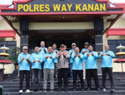 Perkuat Sinergitas, PWI Kunjungi Polres Way Kanan