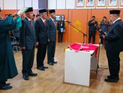 Perkuat Birokrasi, Bupati dan Wabup Tanggamus Lantik Pejabat Eselon II dalam Suasana Khidmat