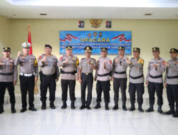 Kenaikan Pangkat Pengabdian AKP Herwin Afrianto, Menjadi Contoh Tauladan Bagi Personel Polres Way Kanan