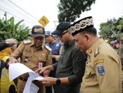 Gubernur Rahmat Mirzani Djausal Tinjau Pemeliharaan Jalan Provinsi di Ruas Jalan Pattimura, Kota Metro serta, Ruas Jalan Metro – Kota Gajah.