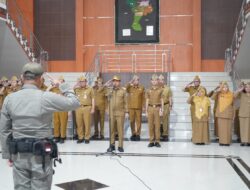 Pemkab Pringsewu Gelar Apel Dan Halal Bilhalal Idulfitri