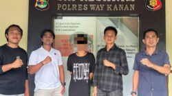 Cabuli Anak Dibawah Umur, Remaja Di Way Kanan Di Tangkap Polisi