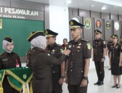 Fuad Alfano Jabat Kasi Pidsus Pesawaran, Ini Daftar Pejabat yang Dilantik
