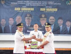 Kalapas Kotaagung Berganti, Ruh Harijadi Resmi Gantikan Andi Gunawan