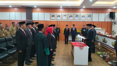 Wabup Tanggamus Tegaskan Sistem Merit dalam Pelantikan 9 Pejabat ASN