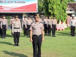AKP J.T.H Sitompul Terima Kenaikan Pangkat Pengabdian