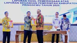 PEMKAB PRINGSEWU KEMBALI RAIH OPINI WTP DARI BPK-RI