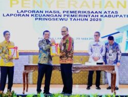 PEMKAB PRINGSEWU KEMBALI RAIH OPINI WTP DARI BPK-RI