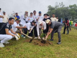 Penanaman Pohon di Labuhanratu Warnai HUT ke-27 Lamtim, Bupati Ela Tekankan Kelestarian Lingkungan