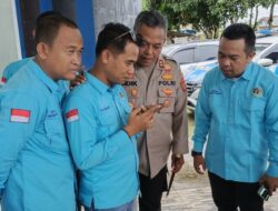 AKBP Didik Kurnianto Bersama PWI Way Kanan, Simulasikan Mystery Call Layanan 110