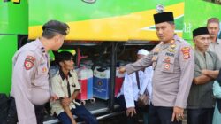 Polres Mesuji Lakukan Pengamanan Pelepasan 63 Calon Jamah Haji  Mesuji  2026
