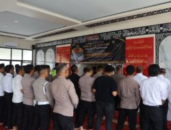 Polres Mesuji Gelar Shalat Ghaib, Atas Gugurnya Bripka Arya Supena