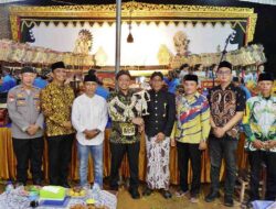 BUPATI PRINGSEWU HADIRI BERSIH DESA DI PEKON WALUYO JATI 