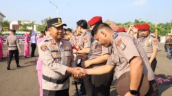 Sebanyak 21 Anggota Polres Mesuji Naik Pangkat