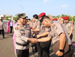 Sebanyak 21 Anggota Polres Mesuji Naik Pangkat