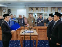 Budhi Darmawan Dilantik sebagai Kadis ESDM dan dan Febrizal Levi Jadi Kadis PSDA Provinsi Lampung