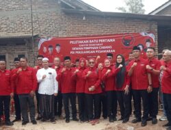 Tepat di Harlah Bung Karno, Pembangunan Kantor Sekretariat DPC PDIP Pesawaran “Dimulai”