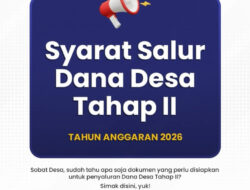 Dinas PMD Pesawaran Ingatkan Kepala Desa Untuk Melengkapi Syarat Penyaluran DD Tahap II 2026