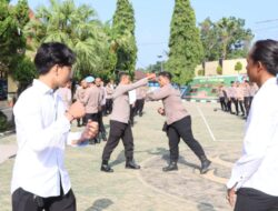 Kapolres Tanggamus Pimpin Latihan Bela Diri Polri, Tingkatkan Profesionalisme dan Kesiapsiagaan Personel